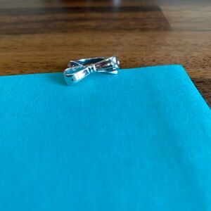Kate Spade Bow Ring Silver Size 6